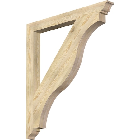 Ekena Millwork Funston Traditional Rough Sawn Bracket, Douglas Fir, 4"W x 42"D x 48"H BKT04X42X48FST01RDF
